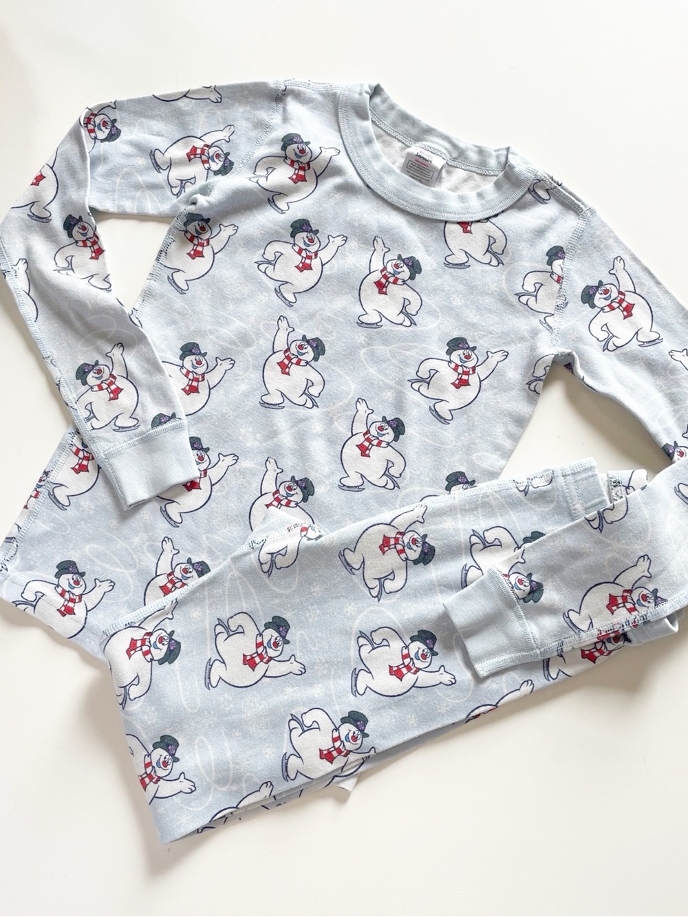 Hanna Andersson Organic X Frosty The Snowman Winter Holiday Pajama Set | 8